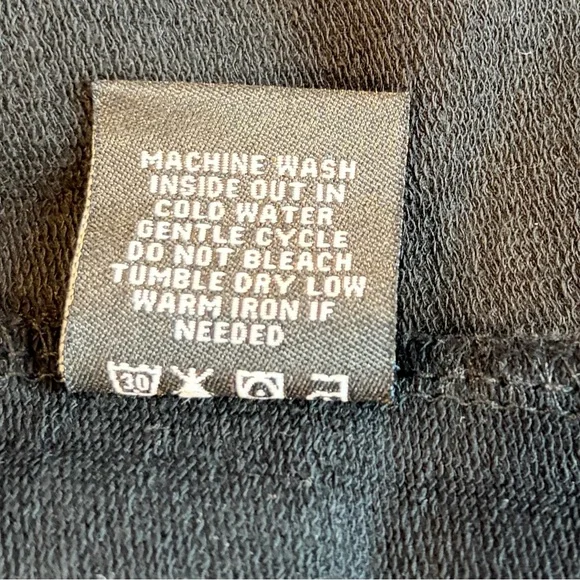 BCBG Maxazria:XL Black Hoodie and Pants Set with Red Accents 95% Cotton Pockets - Picture 11 of 16